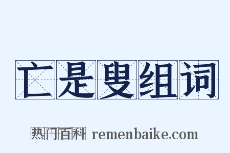 亡是叟组词是什么意思的图片